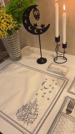 طقم مفارش  رمضان مبارك