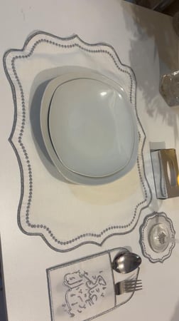 طقم 8 اشخاص مفارش العيد