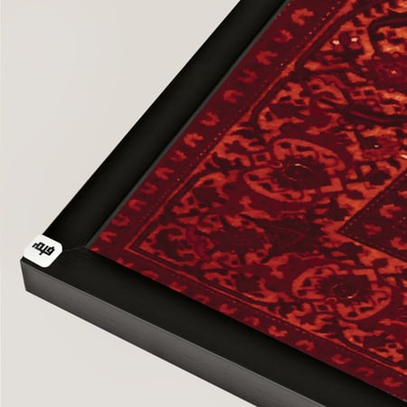 لوحة جدارية 3 قطع امراة وخيل بخلفية من النقوش