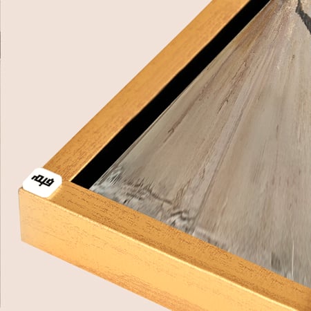 لوحة  جدارية كانفس تصور وردة بتدرجات الرمادي و الذهبي