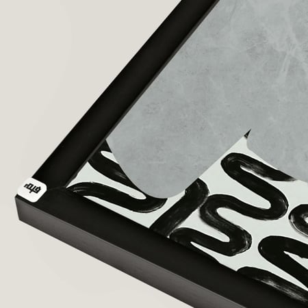 لوحة جدارية كانفس وجوه اشخاص متعاكسة بطريقة مجردة