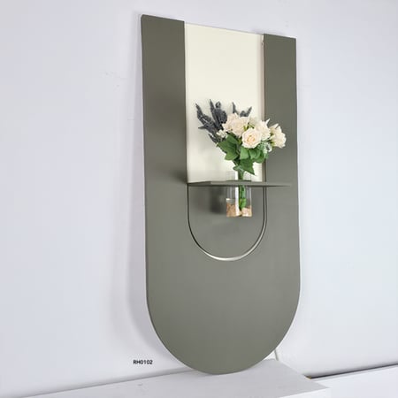 لوحة جدارية خشبية مضيئة بتدرجات الاخضر