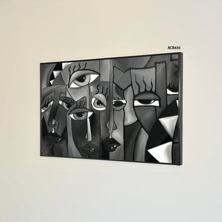 لوحة جدارية أكريليك أعين ووجوه