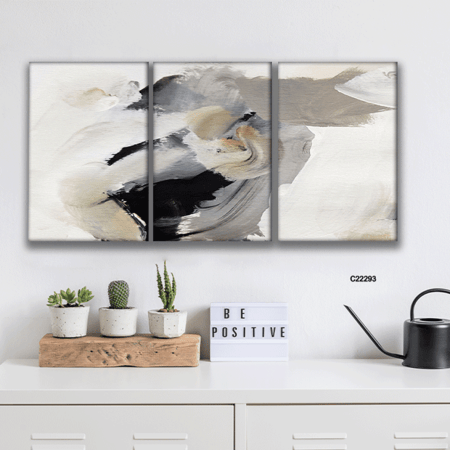 مجموعة لوحات جدارية فنية كانفس الوان