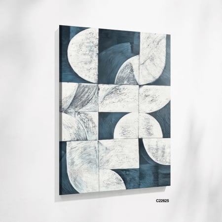 لوحة جدارية اشكال عشوائية مركبة