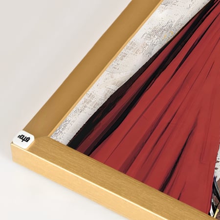 لوحة جدارية كانفس لفتاة ترتدي برقع تقليدي قديم