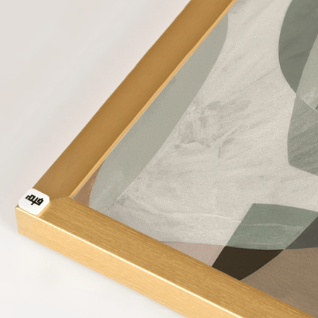 لوحة جدارية كانفس بتصميم لاشكال وظلال متداخلة