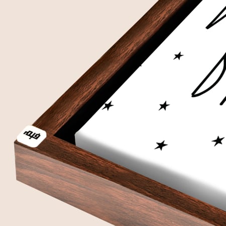 لوحة جدارية ثلاث اجزاء عبارات ونجوم