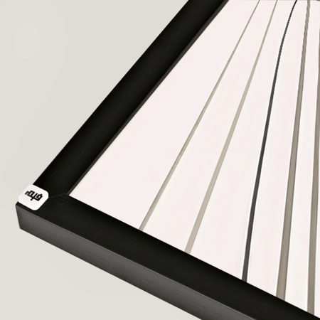 لوحة جدارية كانفس ورود تدرجات وردي غامق وابيض