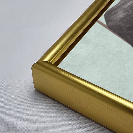 لوحة جدارية أكريليك تصميم يجمع بين الأخضر الهادئ وتدرجات الرمادي