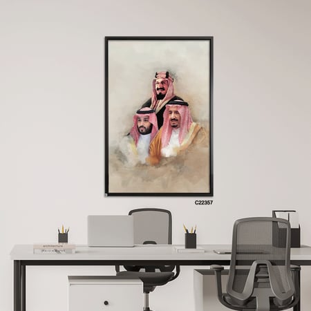 لوحات جدارية كانفس قادة السعودية