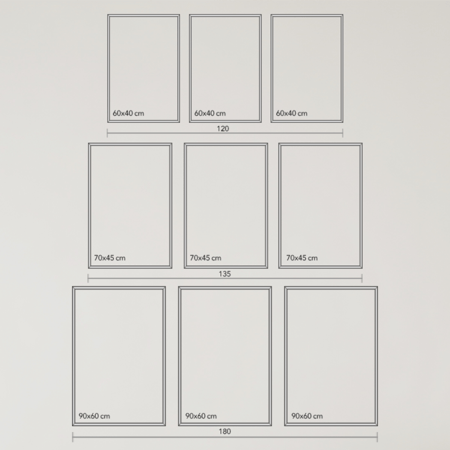 لوحة جدارية ثلاث اجزاء تجسد تراث افريقي