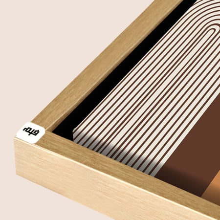 مجموعة لوحات جدارية كانفس خطوط وأشكال