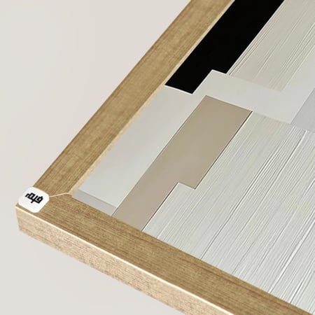 لوحة جدارية كانفس مقسمة أشكال هندسية