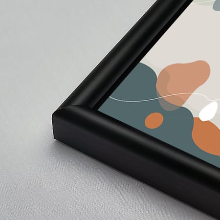 لوحة جدارية اكريليك وردة بألوان جميلة تتضمن البني والأخضر