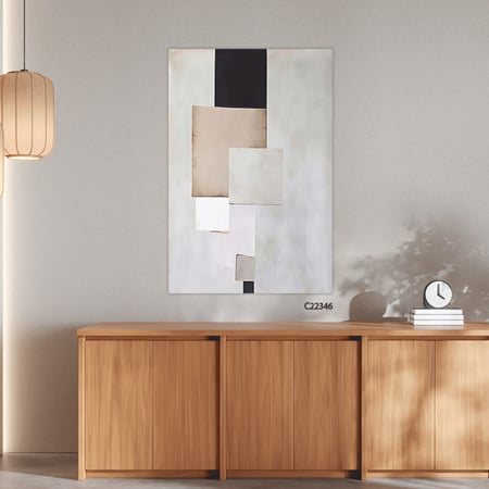 لوحة جدارية كانفس أشكال مربعات