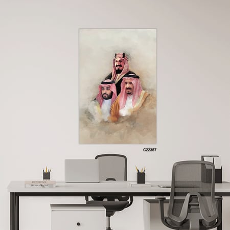 لوحات جدارية كانفس قادة السعودية