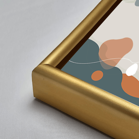 لوحة جدارية اكريليك وردة بألوان جميلة تتضمن البني والأخضر