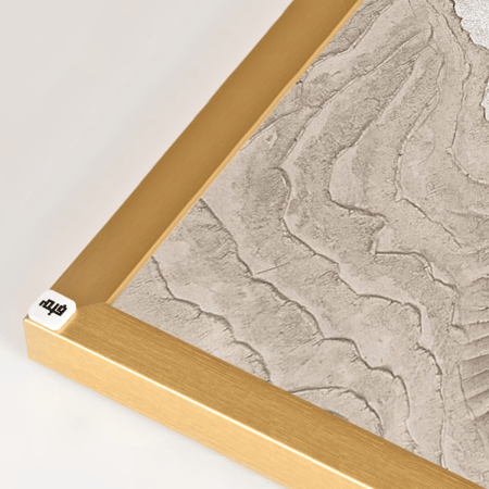 لوحة فنية جدارية كانفس ، تدرجات البيج مع الأبيض