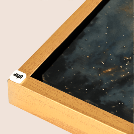 لوحة جدارية كانفس تصور عازف كمان بأسلوب كلاسيكي مع تدرجات من اللون البني والرمادي