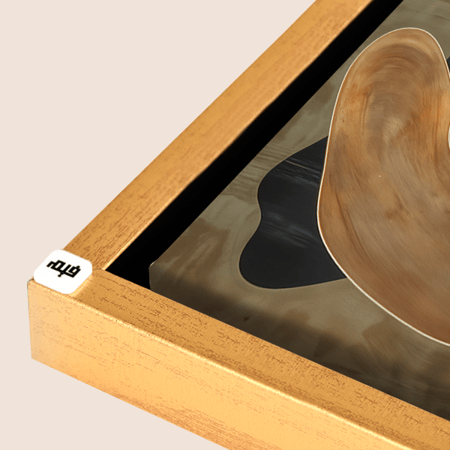 لوحة جدارية كانفس بتصميم لاشكال وخطوط متداخلة