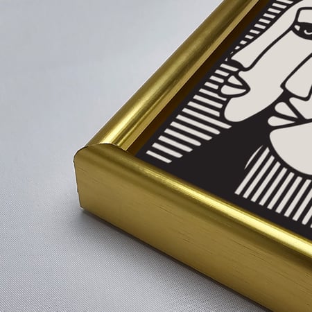 لوحة جدارية اكريليك تصور وجوه متداخلة