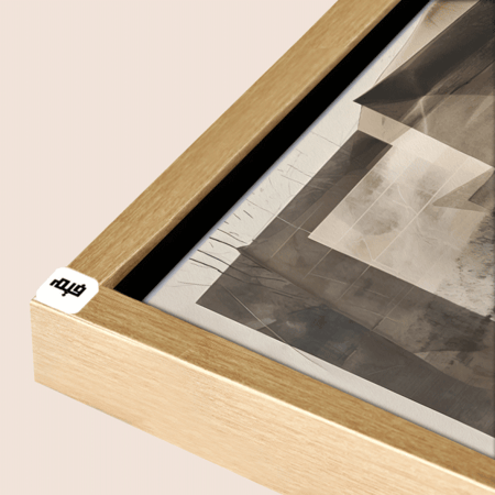 لوحة جدارية كانفس مستطيلات متداخلة