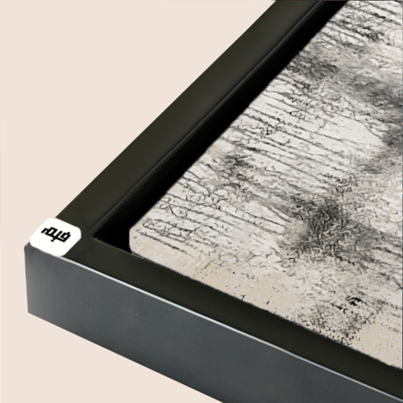 لوحة جدارية كانفس تدرجات الأزرق والأسود مع الأبيض