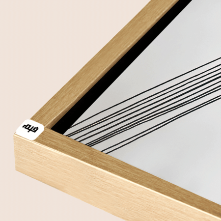 طقم مكون من عدد لوحتين مودرن خطوط واشكال