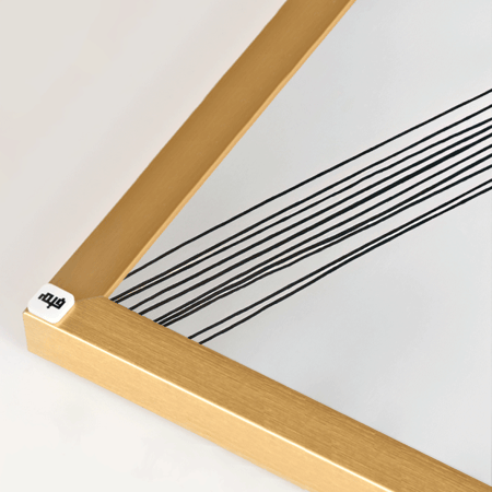 طقم مكون من عدد لوحتين مودرن خطوط واشكال