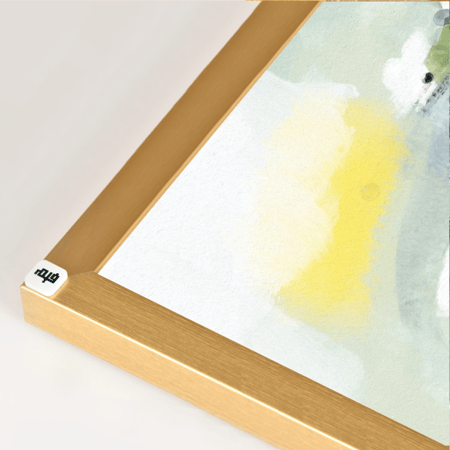 لوحة جدارية كانفس ، تداخل ألوان - تدرجات الأسود والاخضر الزيتي مع الأبيض