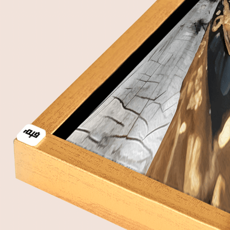 لوحة جدارية امرأة افريقية ترتدي ملابس تقليدية