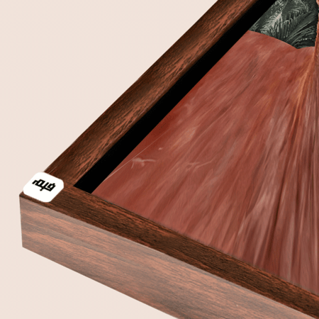 لوحة جدارية كانفس تجسد صورة الغزال