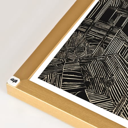 لوحة جدارية كانفس مقسمة اشكال وخطوط