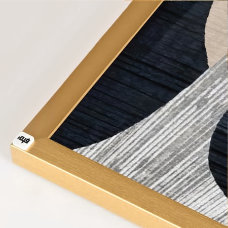 لوحة جدارية كانفس دوائر وخطوط