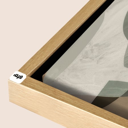 لوحة جدارية كانفس بتصميم لاشكال وظلال متداخلة