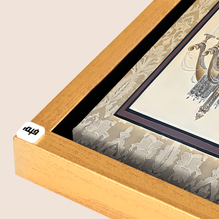 لوحة جدارية كانفس تصور ثريا كلاسيكية تحتوي على شموع