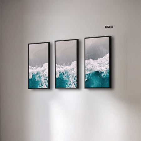 طقم من 3 لوحات مودرن