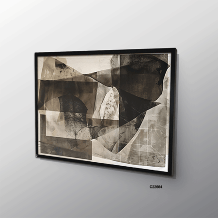 لوحة جدارية كانفس مستطيلات متداخلة