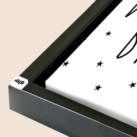 لوحة جدارية ثلاث اجزاء عبارات ونجوم