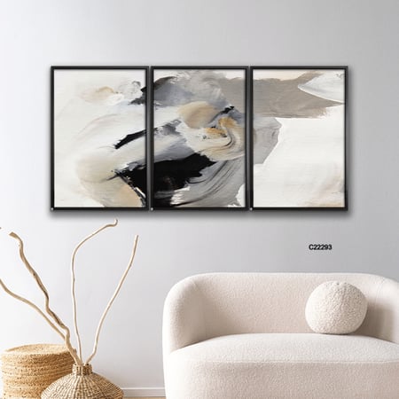 مجموعة لوحات جدارية فنية كانفس الوان