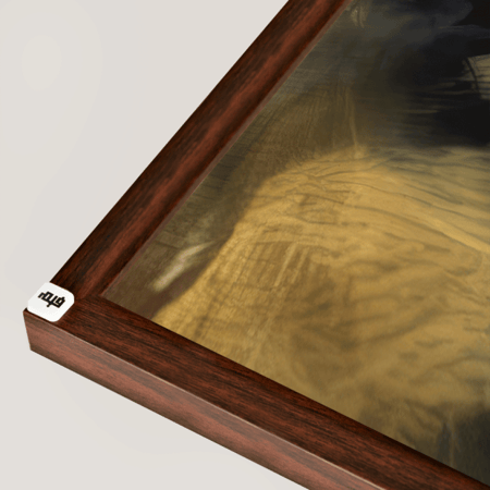 لوحة جدارية كانفس سيدات بازياء تراثية بتدرجات الازرق والاخضر والبني .