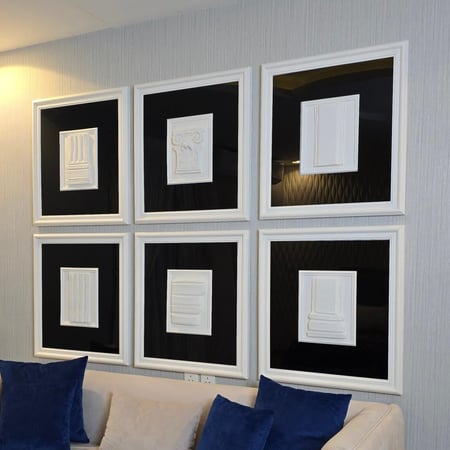 لوحة جدارية فنية بتفاصيل من الاكريليك