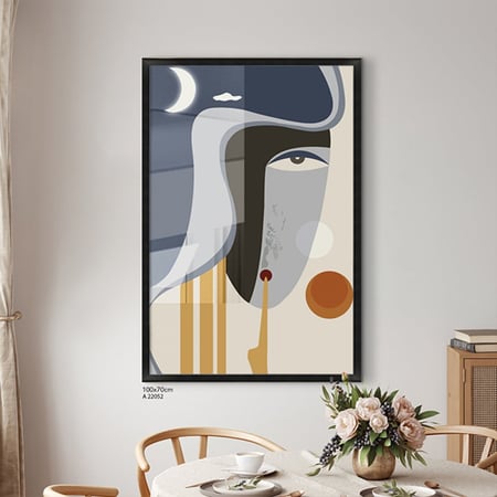 لوحة فنية وجه - لوحات اكرليلك - لوحات جدارية - فيم ستور - famestore