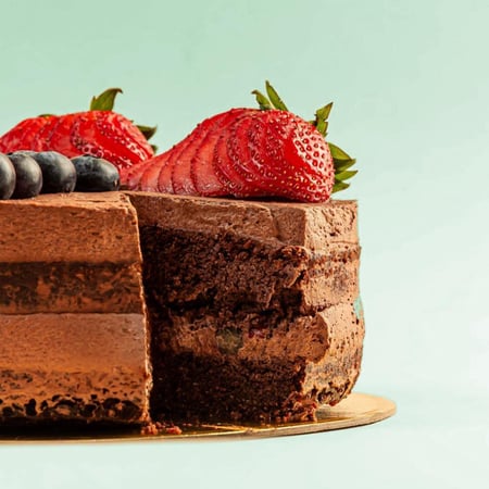 كيكة السعادة - شوكولاتة - Happiness Cake - Chocolate