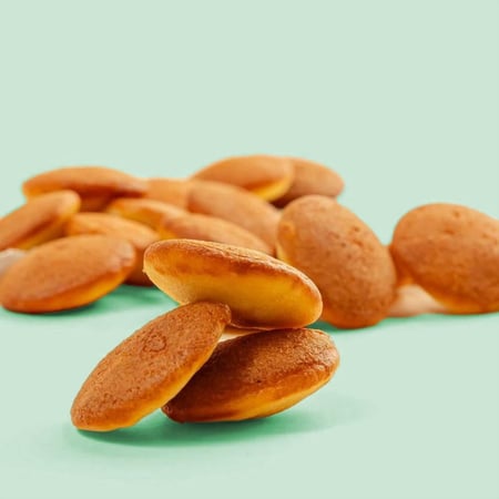 ميني بانكيك مع صوص الشوكولاتة - Mini Packake with Chocolate Sauce