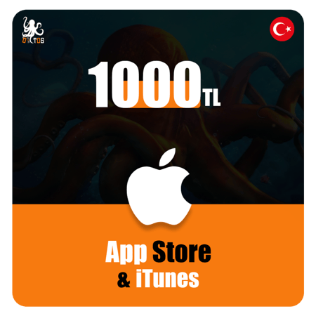 بطاقة ابل ستور & ايتونز (1000TL)