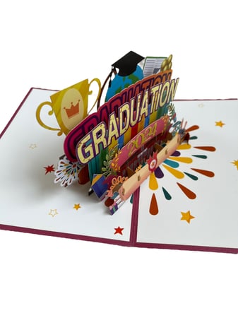 كرت اهداء 3D للتخرج