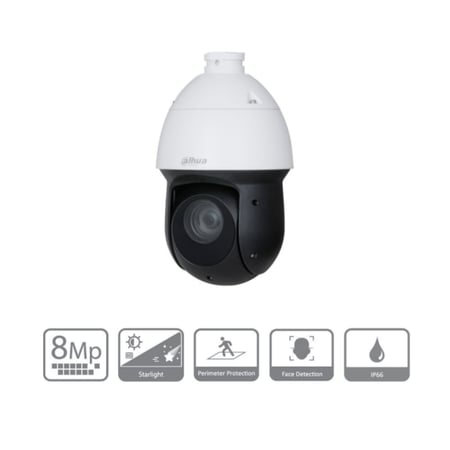 كاميرا داهوا PTZ 8MP بتقريب بصري 25x ورؤية ليلية 100 متر