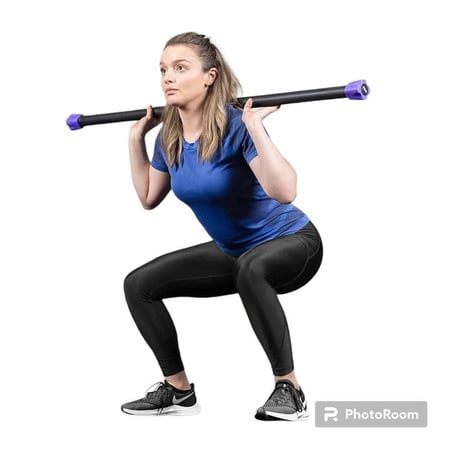 ايروبيك بار تمارين مختلفة الاوزان 2 كيلو - 6 كيلو EXA-024